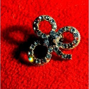 Vintage Blue/Silver Brooch